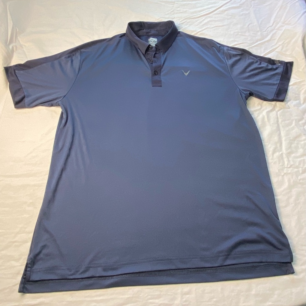 Callaway Men's Blue Polo Shirt Xlarge‎